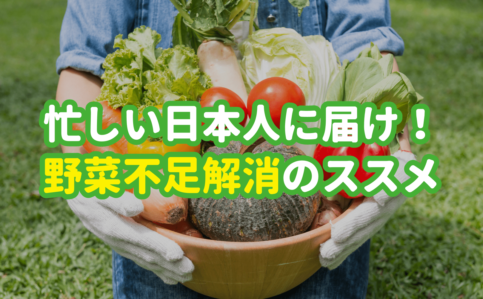 忙しい日本人に届け!野菜不足解消のススメ - Grino