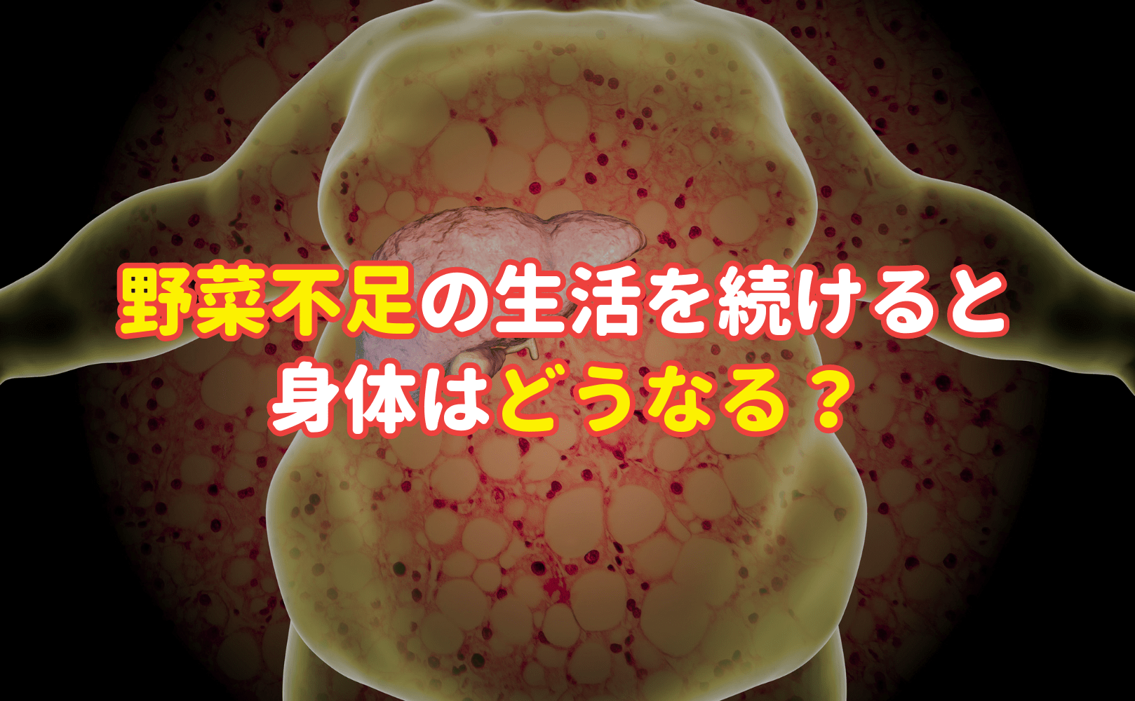 野菜不足の生活を続けると身体はどうなる? - Grino