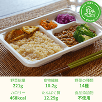 【冷え解消のために開発】レンズ豆と8種のスパイスを使った腸活ダルカレー弁当 - Grino