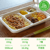 【ストレスが多いひと向けに開発】くるみがクセになる腸活野菜ビビンバ弁当 - Grino