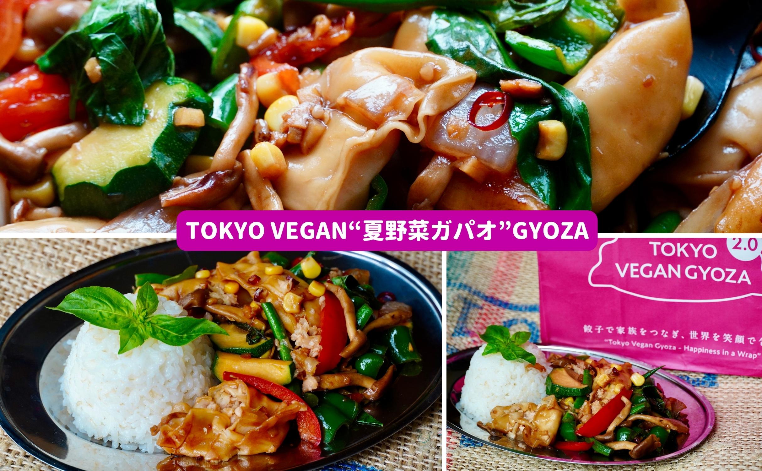 #東京ヴィーガン餃子アレンジレシピ：Tokyo Vegan“夏野菜ガパオ”Gyoza（2人分） - Grino